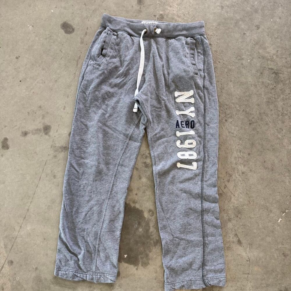 Aeropostale Women's Grey Joggers-tracksuits